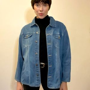 90s Fit Jean Jacket XL